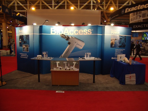 BioAccess displayed its products at the 2014 American College of Orthopaedic Surgery meeting, held in New Orleans.