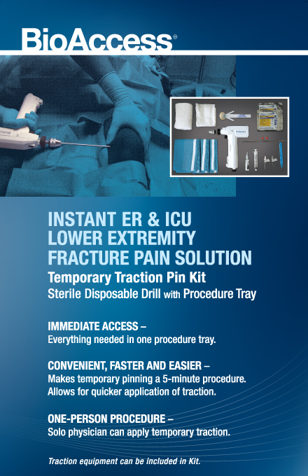 BioAccess Traction Pin Damage Control Orthopedics